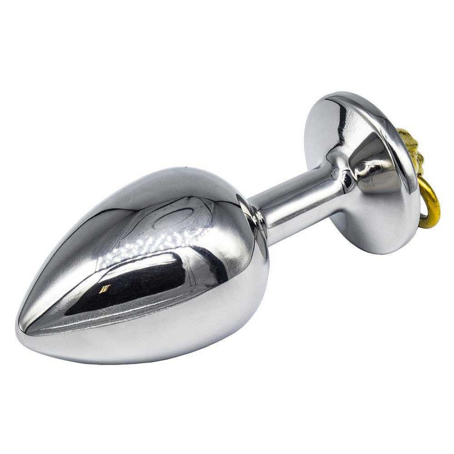 Bondara Hot Hardware Backdoor Knocker Steel Butt Plug - 480G Silver Butt Plugs