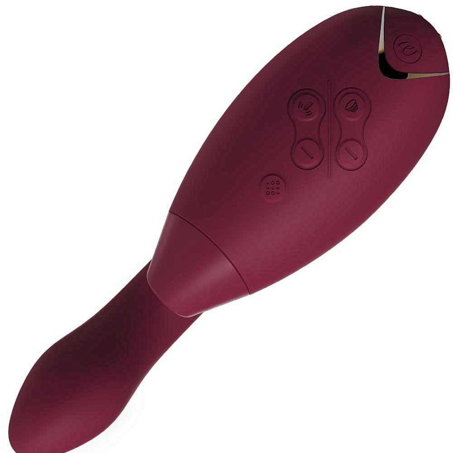 Womanizer Womanizer Duo Bordeaux 22 Function G-Spot & Clitoral Stimulator Red Vibrators