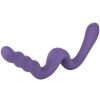 Bondara Bondara Wiggle Silicone Double Ended Dildo - 17 Inch Purple Dildos