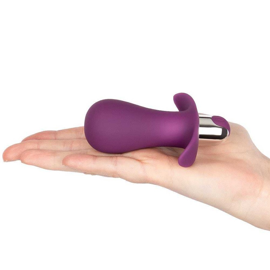 Bondara Bondara Booty Pop 10 Function Butt Plug - 3.8 Inch Purple Anal Toys