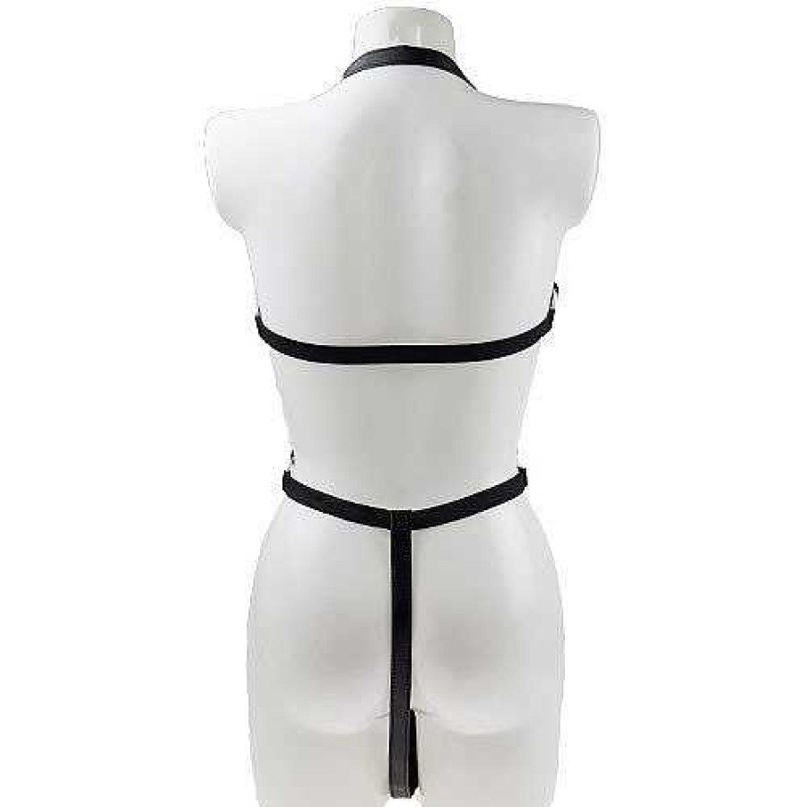 Bondara Siren Bondara Siren Women'S Bondage Harness Black Fetish Clothing