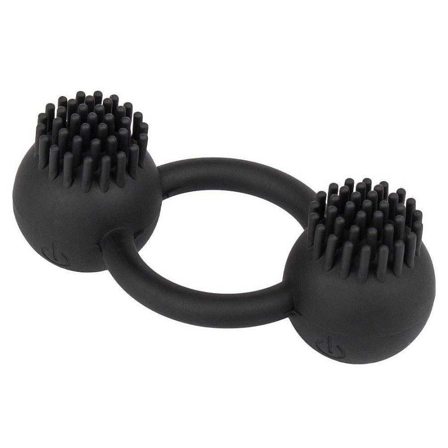 Bondara Bondara Balls Deep 10 Function Dual Stimulation Cock Ring Black Male Sex Toys