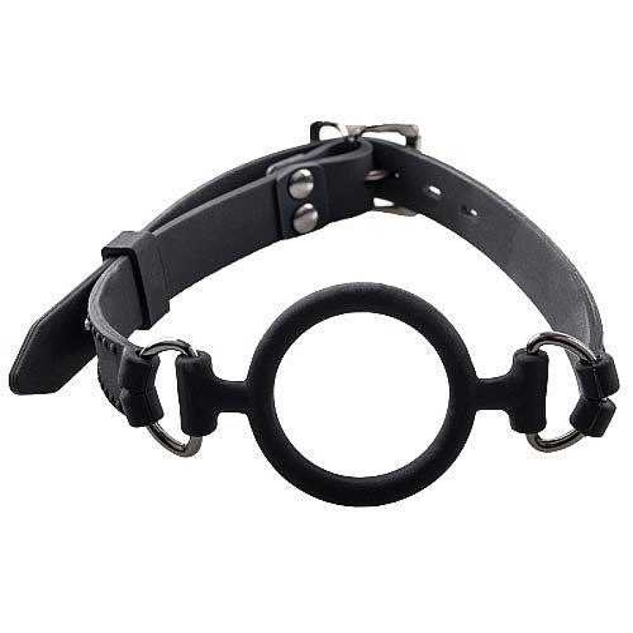 Bondara Bondara Silicone O-Ring Mouth Gag Black Ball Gags & Mouth Gags