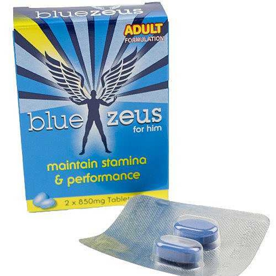 Bondara Blue Zeus Sexual Performance Pills - 2 Capsules Male Sex Aids