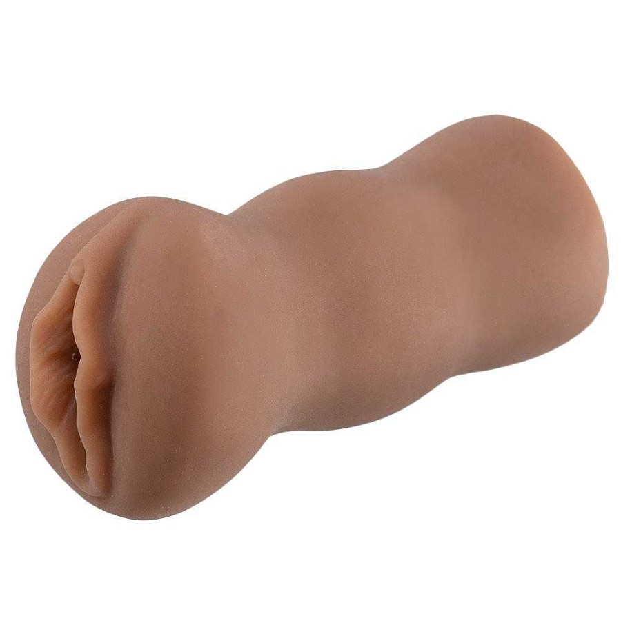 Boss Masturbators Boss Love Box Realistic Pussy Masturbator - 5 Inch Dark Tone Male Sex Toys