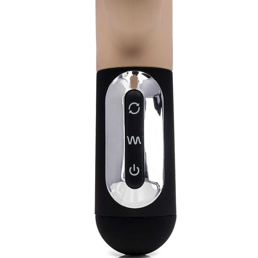 Bondara Nudist 10 Function Thrusting Rabbit Vibrator Light Tone And Black Vibrators