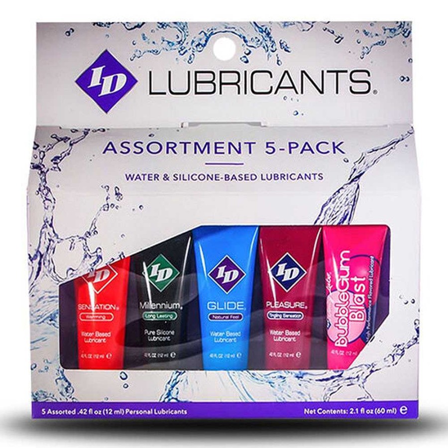 ID Id Lubricants Water-Based And Silicone Assorted Pack - 5 X 12Ml Lubricants