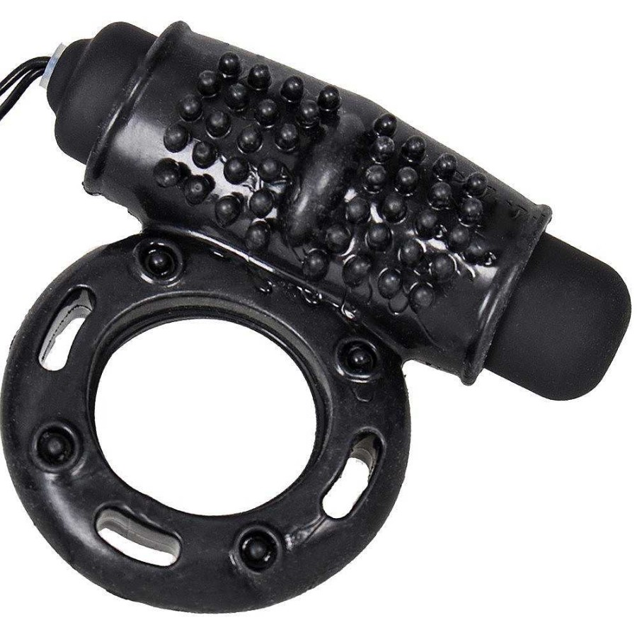 Bondara Bondara Big League 20 Function Remote Vibrating Cock Ring Black Sex Toys For Couples