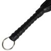 Bondara To The Point Black Mini Flogger - 11 Inch Bondara Floggers, Whips & Ticklers