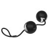 Bondara Minx Marbled Jiggle Balls - 69G Black Marble Effect Love Eggs & Ben Wa Balls