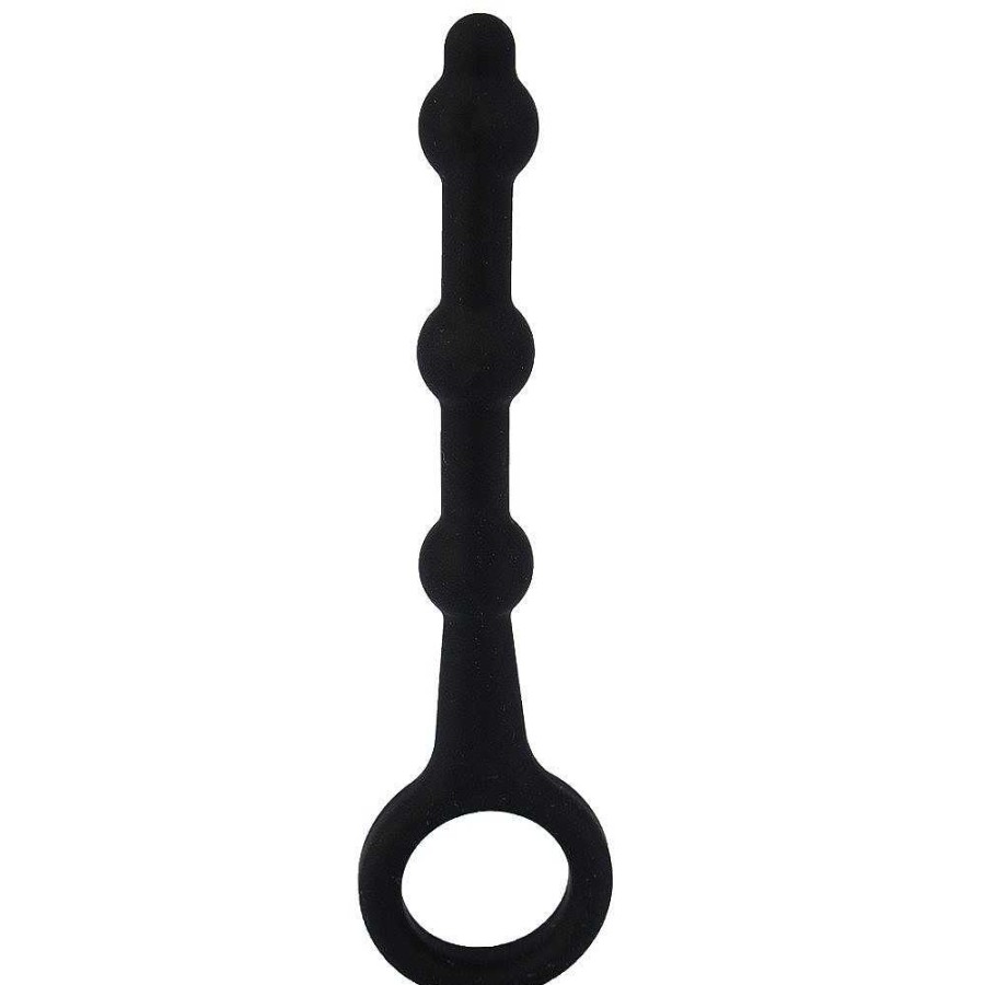 Bondara Bondara Initiation Silicone Beginner'S Anal Beads - 7 Inch Black Anal Toys