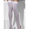 Bondara Up All Hold-Up Stockings White Sexy Lingerie For Women