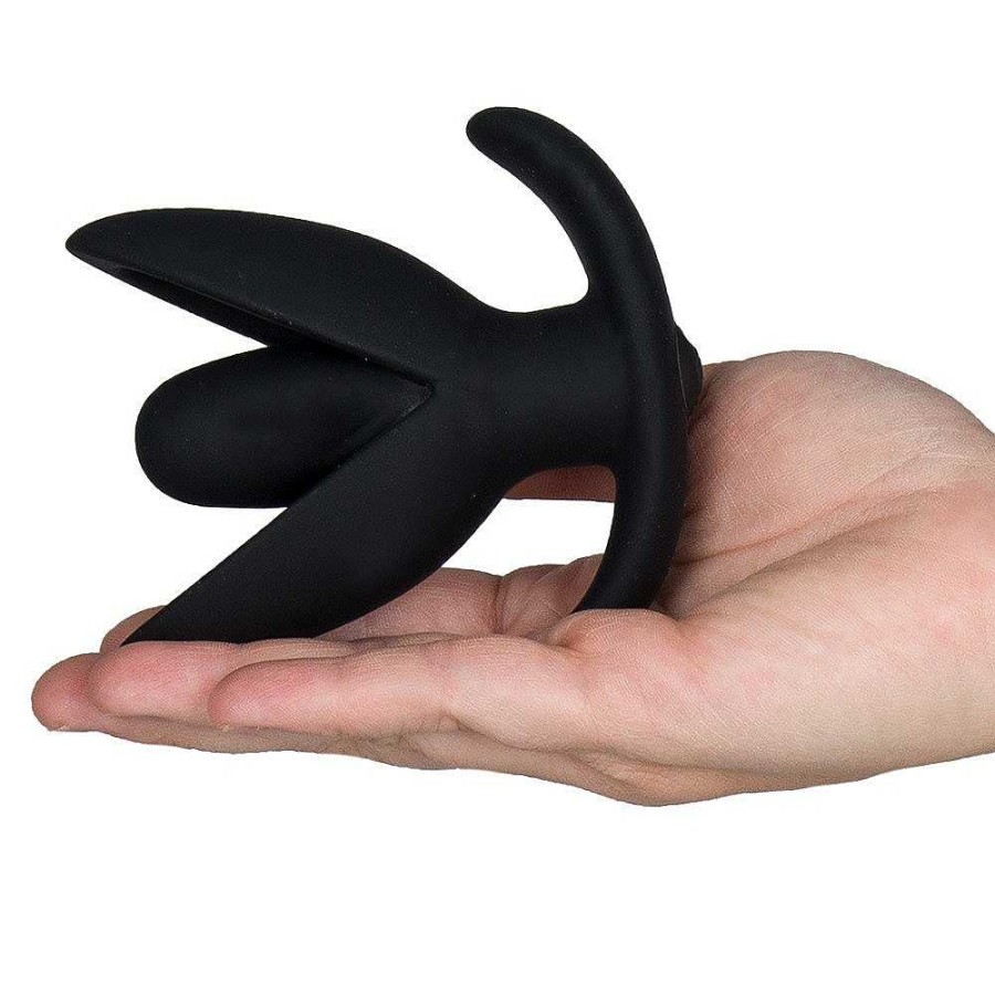 Bondara Bondara Expandable 10 Function Vibrating Butt Plug - 4 Inch Black Anal Toys