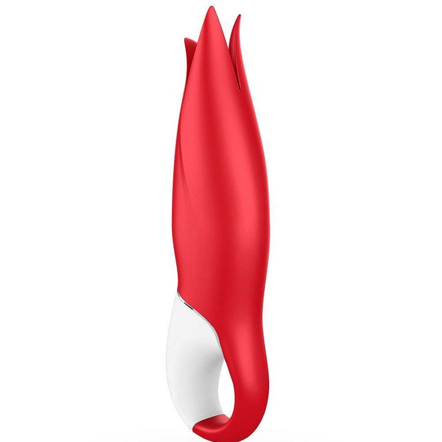 Satisfyer Satisfyer Flower Power 12 Function Clitoral Vibrator Red Vibrators