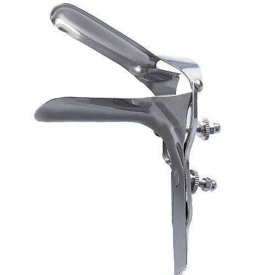 Bondara Torment Large Stainless Steel Vaginal Speculum Silver Medical Play Toys