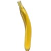 Glacier Glacier Glass Juicy Fruit Banana Dildo - 7 Inch Yellow Dildos