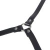 Bondara Siren Bondara Siren Compliance Pu Garter Body Harness Black Fetish Clothing