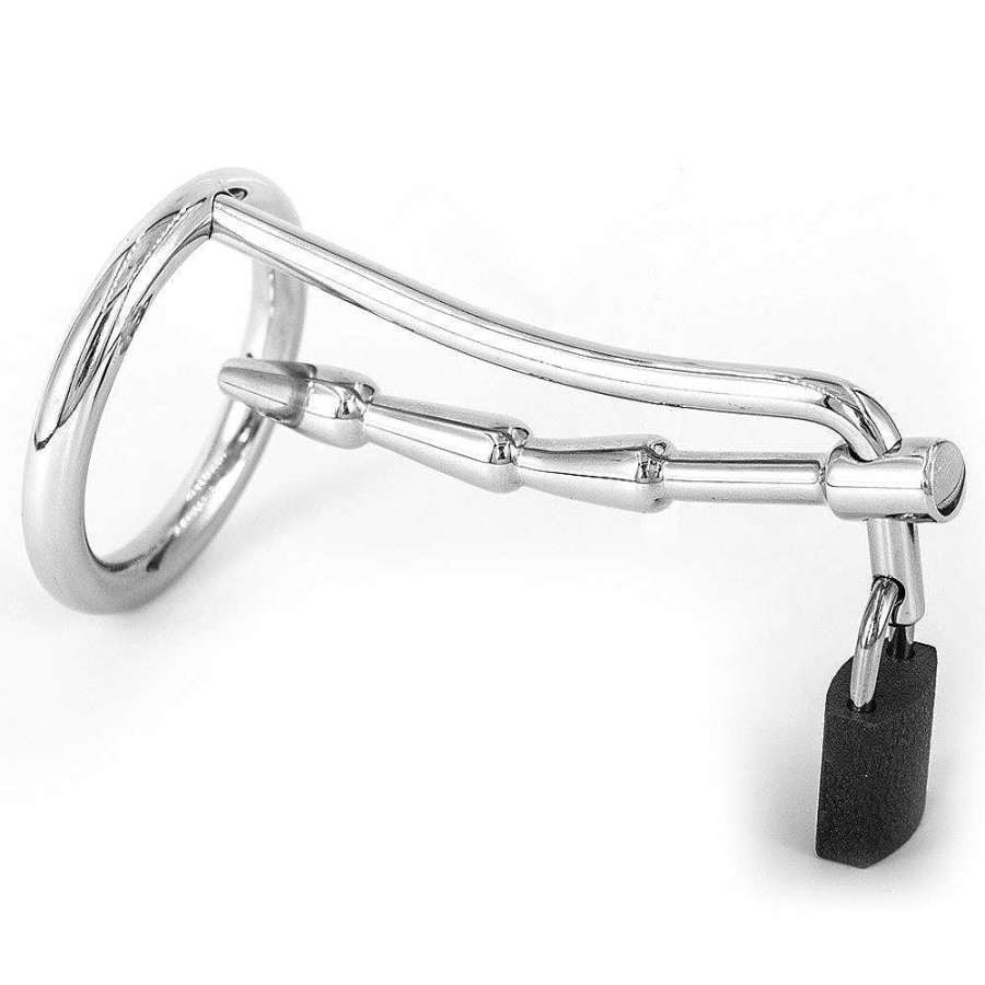 Torment Torment Stainless Steel Humped Cock Trap - 11Cm Silver Chastity Devices