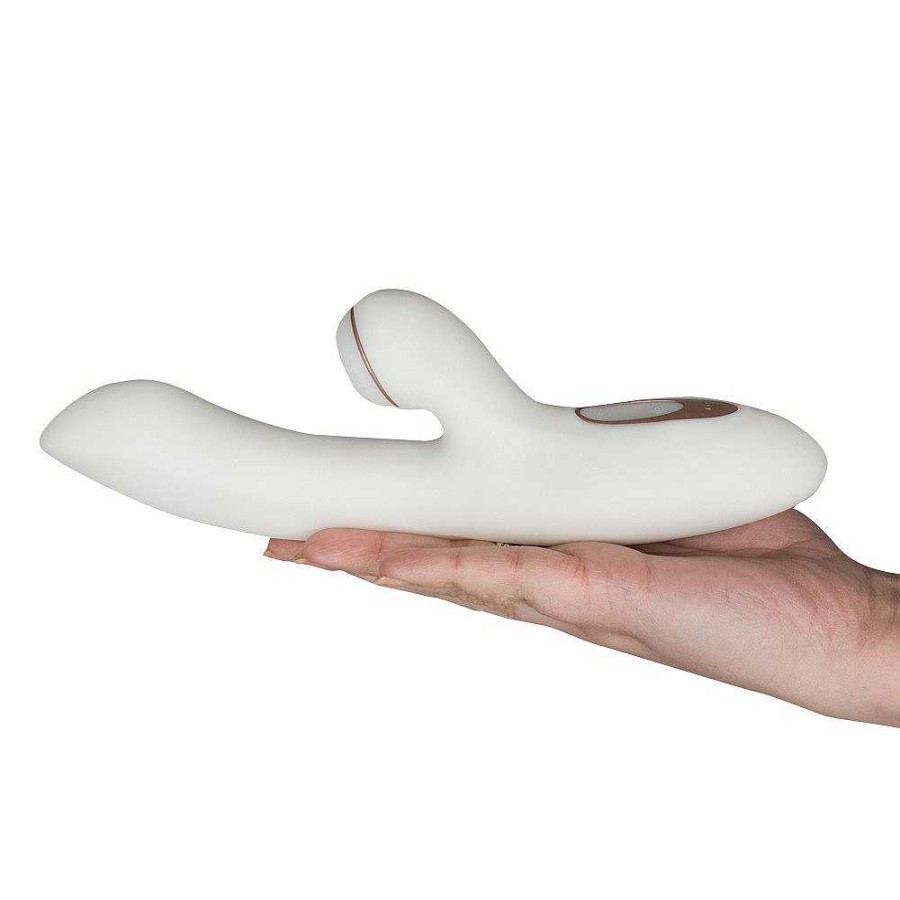 Satisfyer Satisfyer Pro+ G-Spot 21 Function Suction Rabbit Vibrator White Vibrators