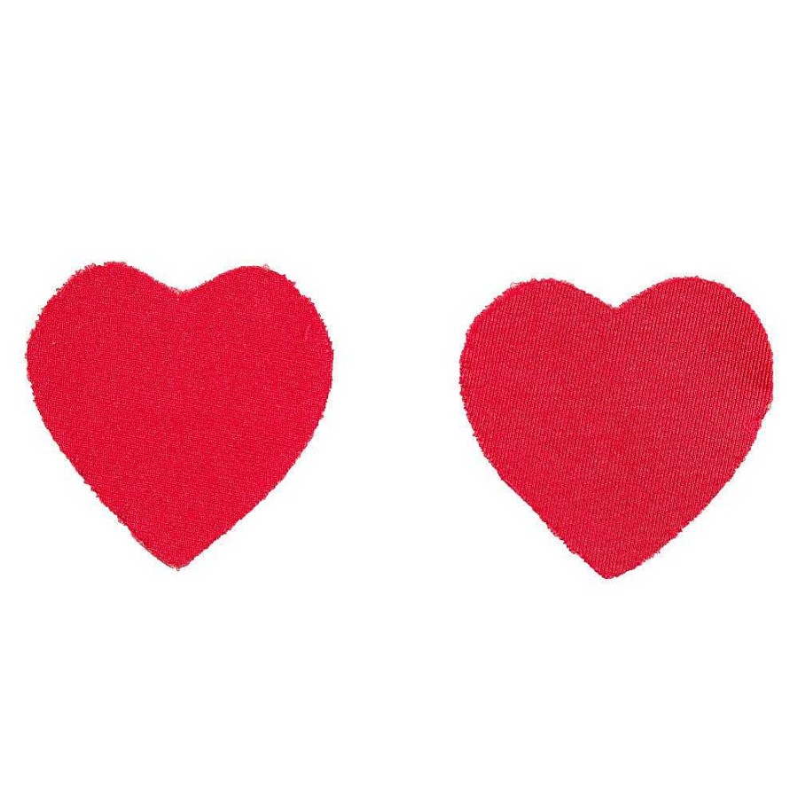 Bondara Heart Pasties Red Sexy Lingerie For Women