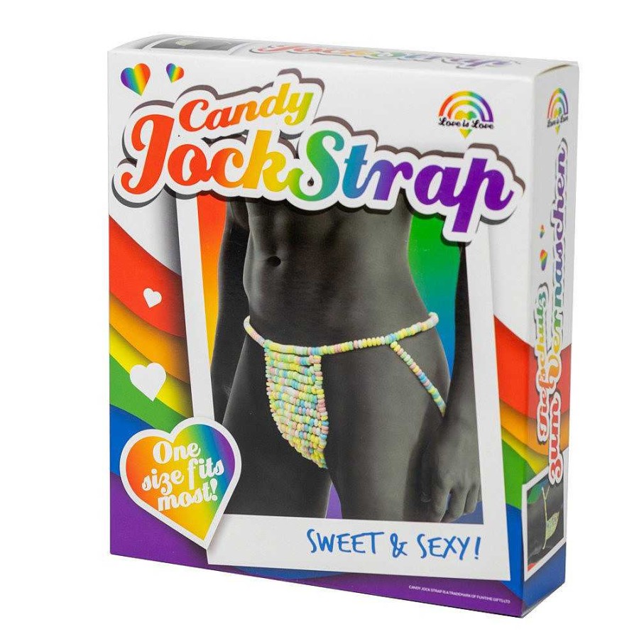 Bondara Rainbow Candy Jockstrap Adult Gifts & Games