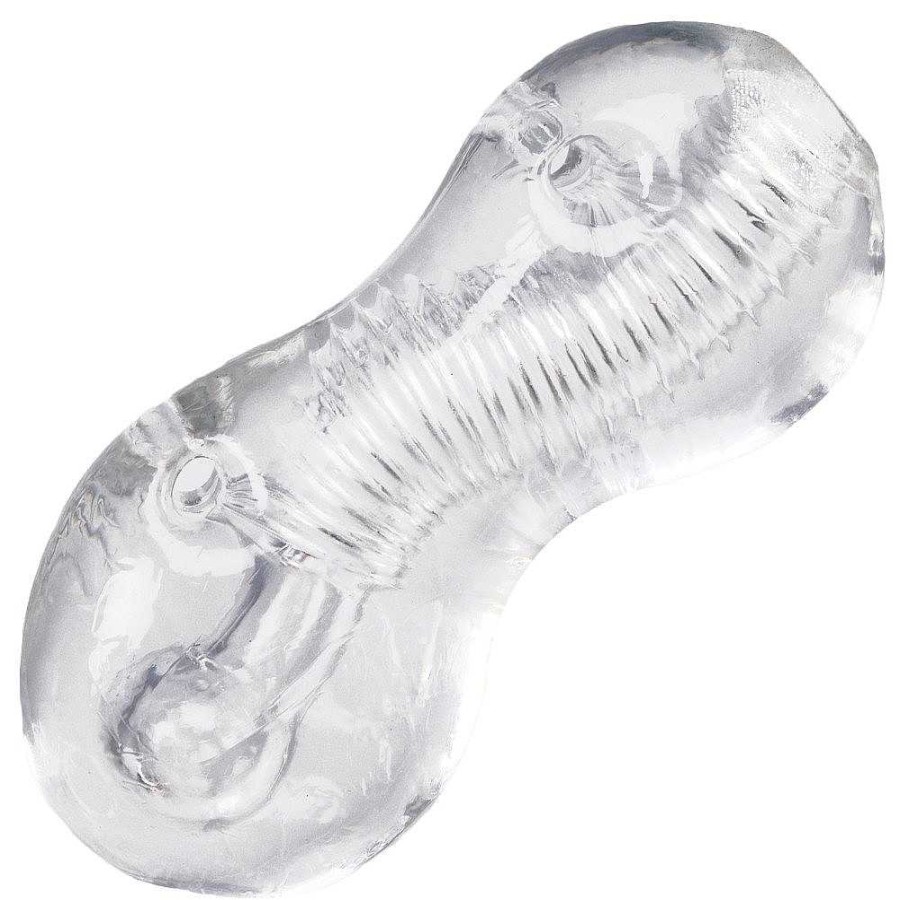 Boss Masturbators Boss Ice Vortex Jelly Masturbator - 5 Inch Clear Male Sex Toys