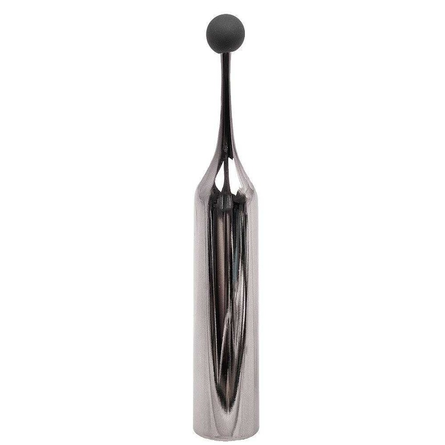 Bondara Bondara Sex Sceptre 13 Function Rechargeable Mini Wand Vibrator Gun Metal Vibrators