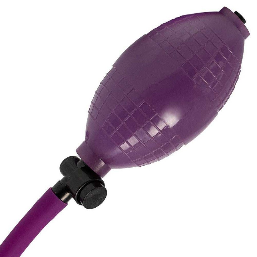 Bondara Bondara Suck It And See Pussy Pump Clear & Purple Nipple Toys & Clit Toys