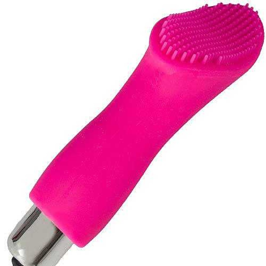 Bondara Bondara Silicone 10 Function Textured Clitoral Stimulator Pink Vibrators