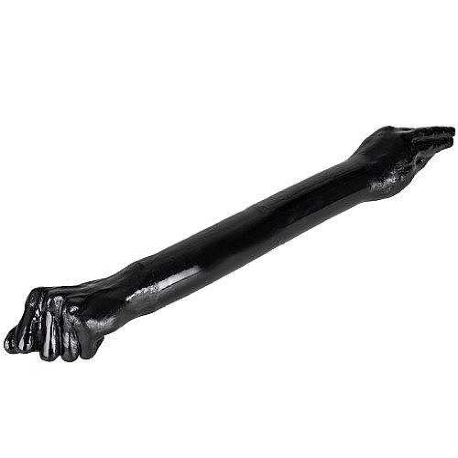 The Monsters The Hand Over Fist Monster Double-Ended Dildo - 26 Inch Black Dildos