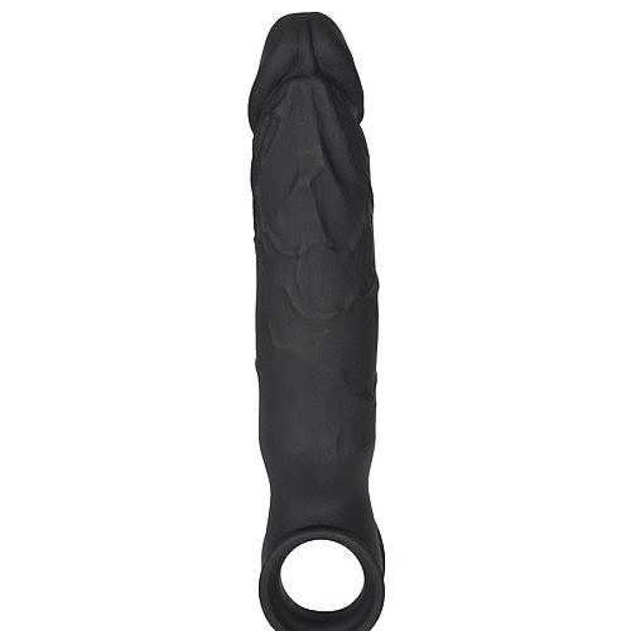 Bondara Bondara So Vein 2 Inch Cock Extension Sleeve Black Or Light Tone Male Sex Toys