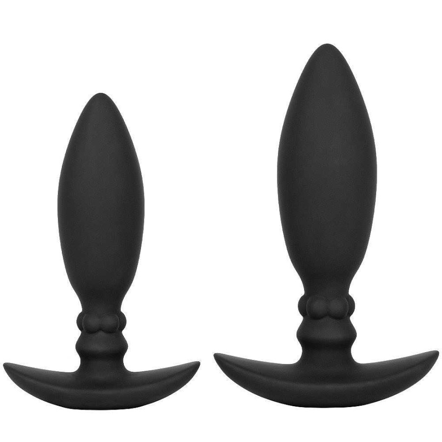 Bondara Bondara Main Squeeze Air Cushion Butt Plug - 5.5 Or 6.3 Inch Black Butt Plugs