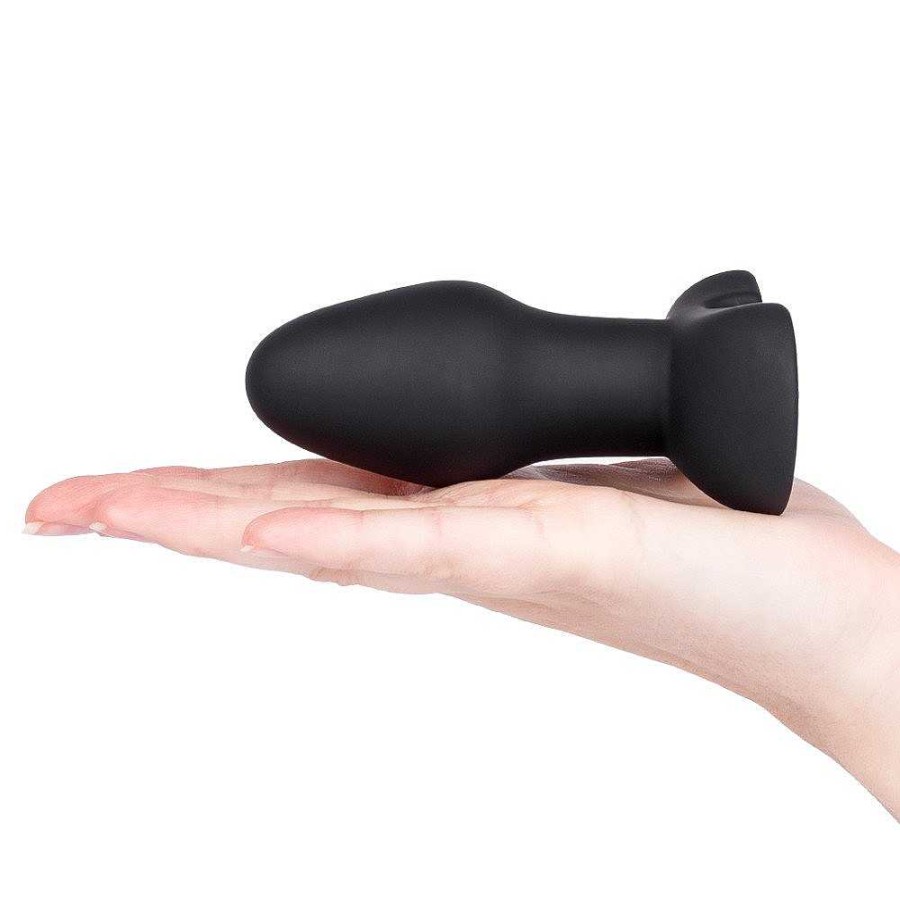 Bondara Bondara Rock-It Silicone Vibrating Butt Plug - 4 Inch Black Butt Plugs