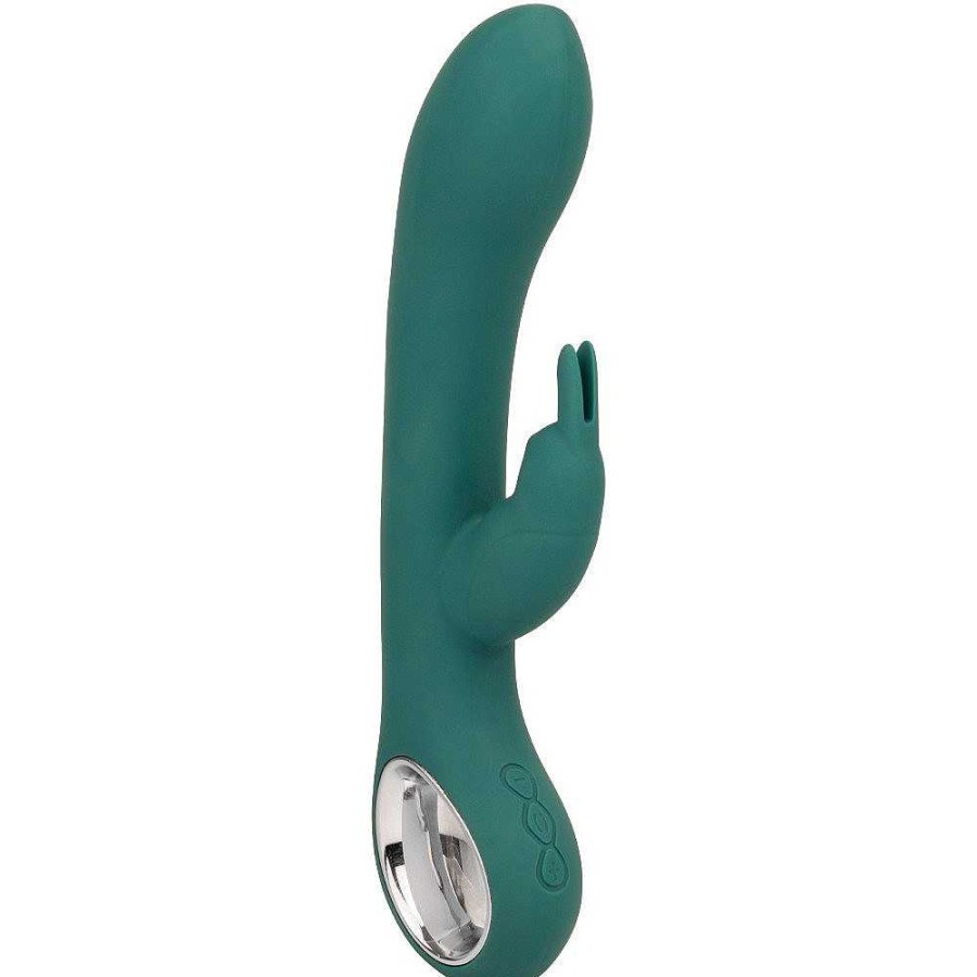 Bondara Mon Amour Silicone 16 Function Rabbit Vibrator Ivy Green Vibrators