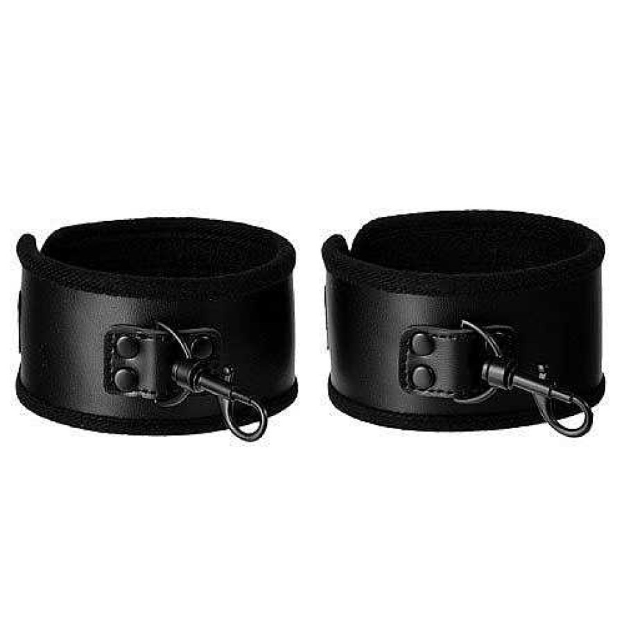 Bondara Bondage Bondara Pin Me Down Pvc Ankle Cuffs Bondage Restraints & Handcuffs