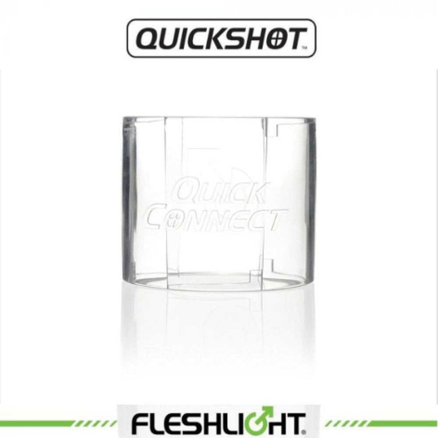 Fleshlight Fleshlight Quickshot Quick Connect Clear Male Sex Toys