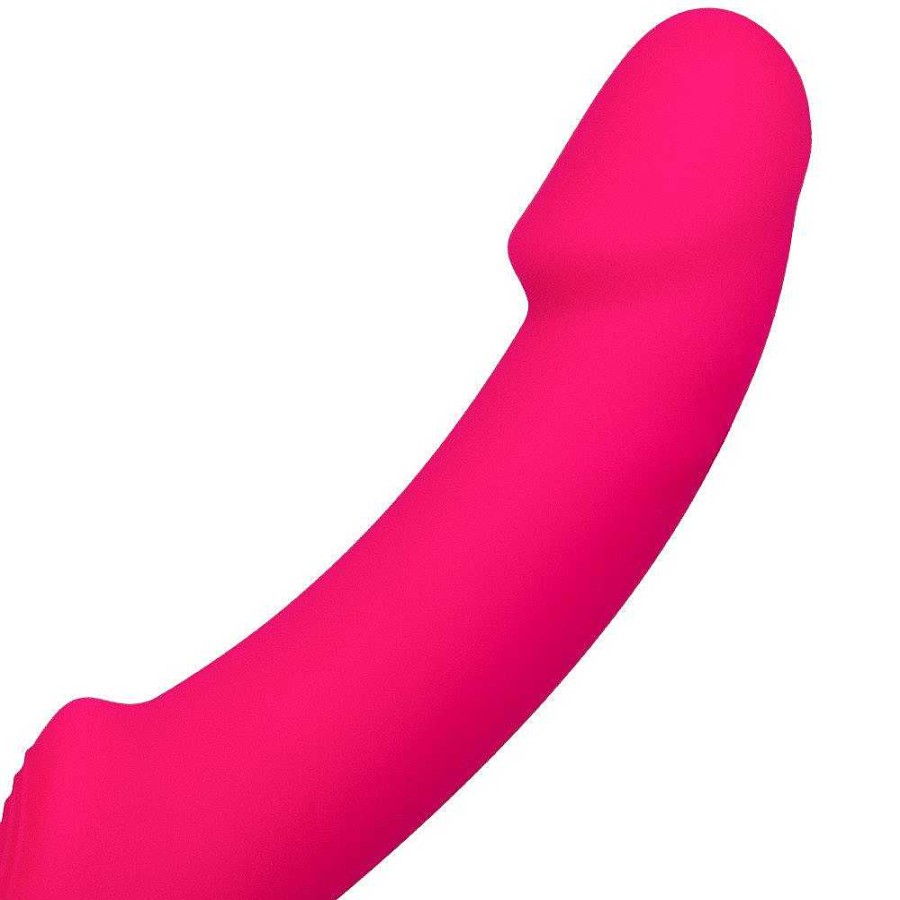 Bondara Bondara Tri-Oh! 10 Function Strapless Strap-On - 9 Inch Pink Strap-Ons