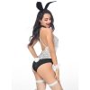 Bondara Flirt Bondara Flirt Show Bunny 5 Piece Costume Silver Role Play Costumes & Outfits