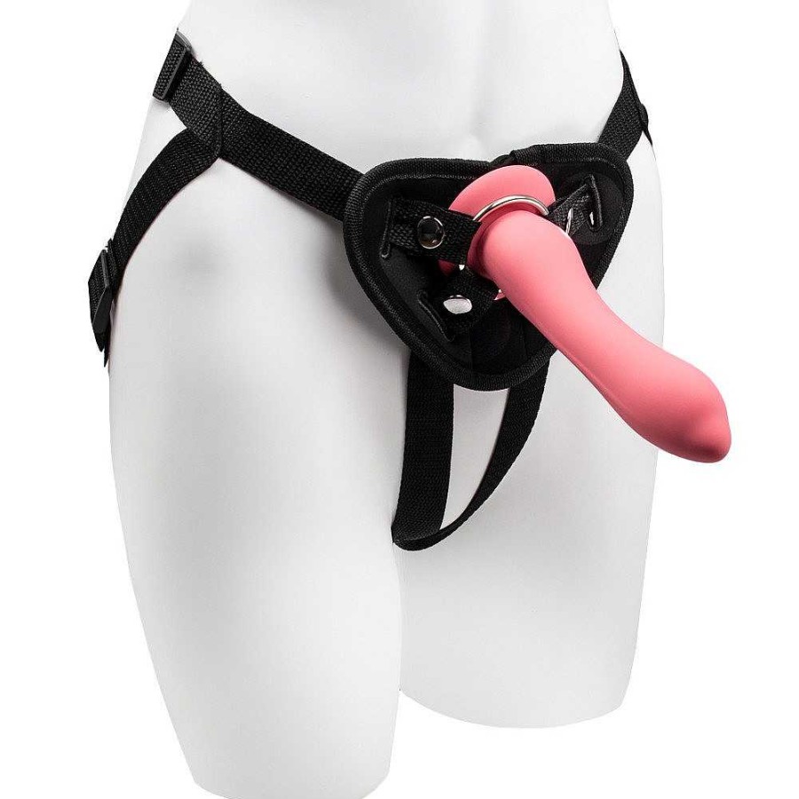 Bondara Bondara Climax Hunter 7 Function Remote Control Strap-On - 7 Inch Pink Strap-Ons