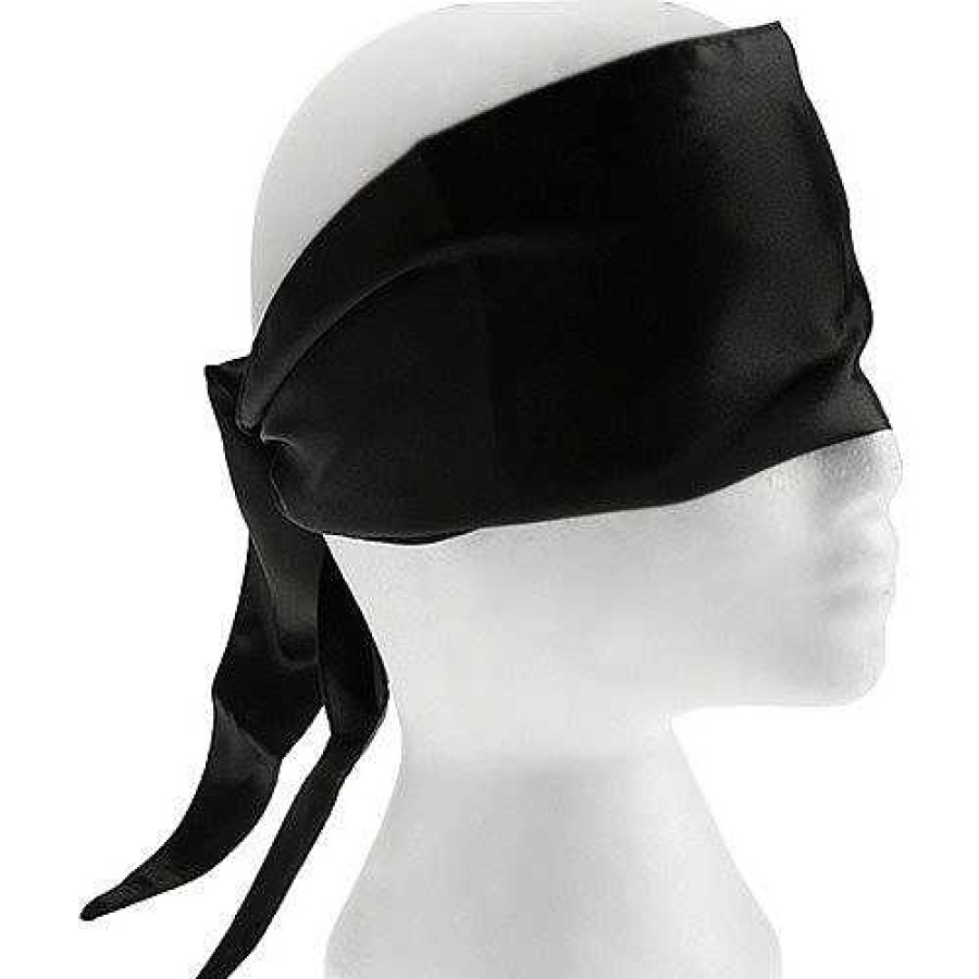 Bondara Bondage Bondara Tie Blindfold Scarf Black Bondage Equipment