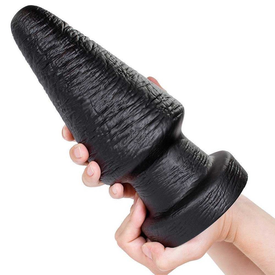 Bondara The Hole Stuffer Monster Butt Plug - 9 Inch Black Anal Toys