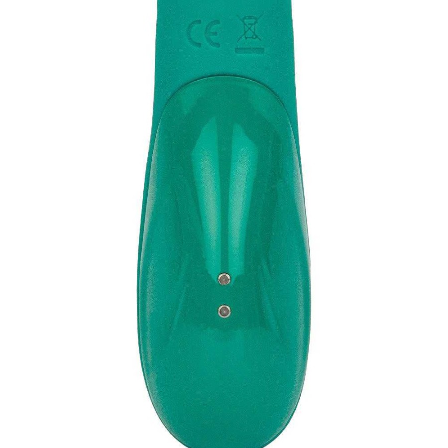 Bondara Bondara Aqua Rose Gold 10 Function Rechargeable G-Spot Vibrator Green Vibrators