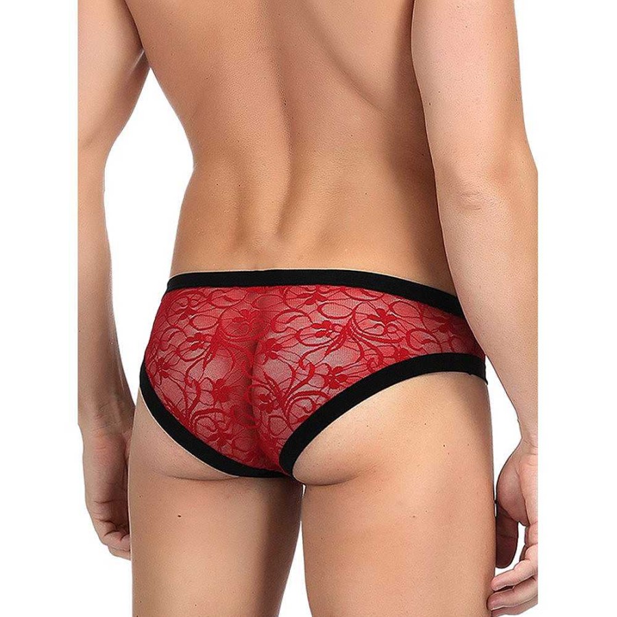 Bondara Man Bondara Man Clover Briefs Red Men'S Sexy Underwear