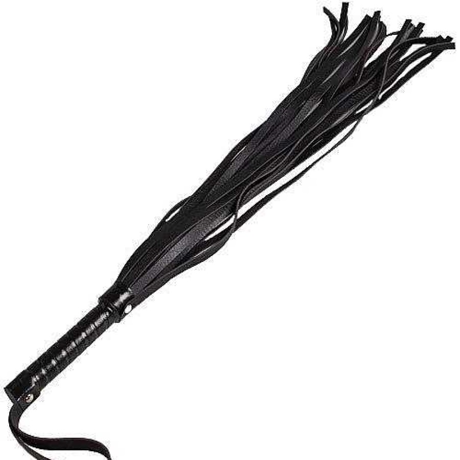 Bondara Bondara Faux Leather Flogger - 24 Inch Black Floggers, Whips & Ticklers