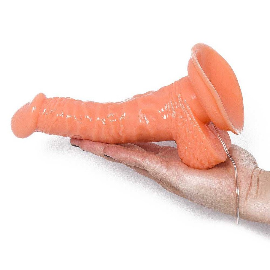 Bondara Bondara In A Spin Rotating Vibrating Dildo - 7.5 Inch Light Tone Dildos