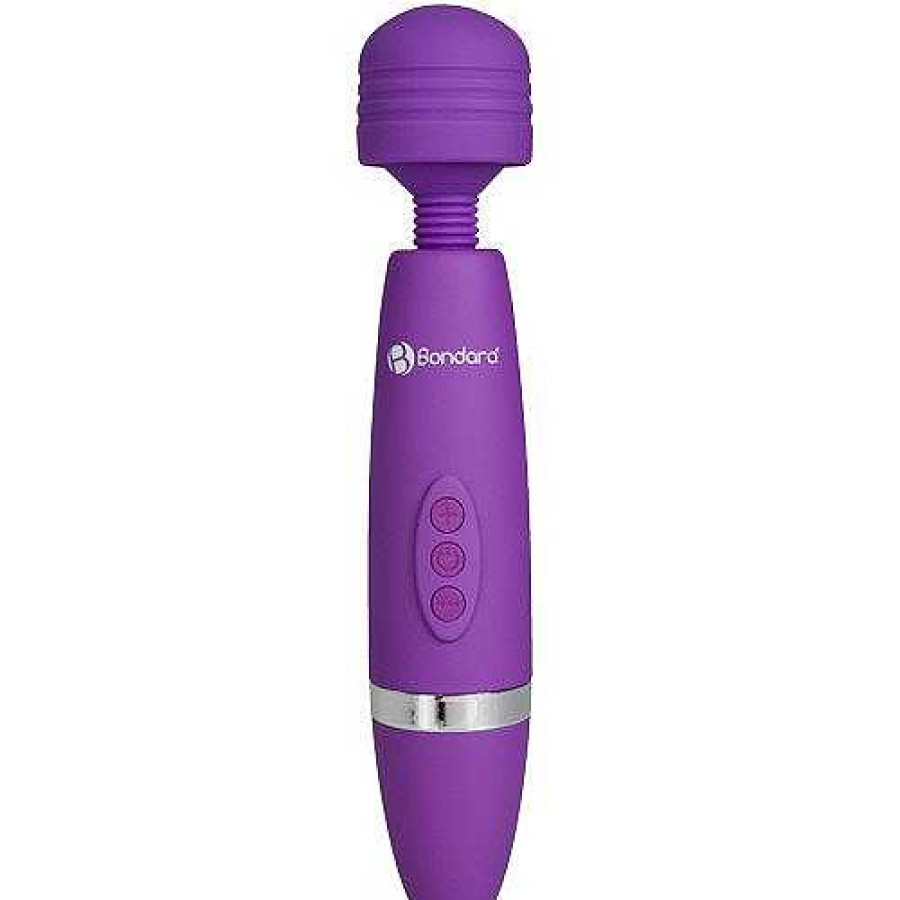 Bondara Bondara 10 Function Rechargeable Wand With Rabbit Attachment Purple Vibrators