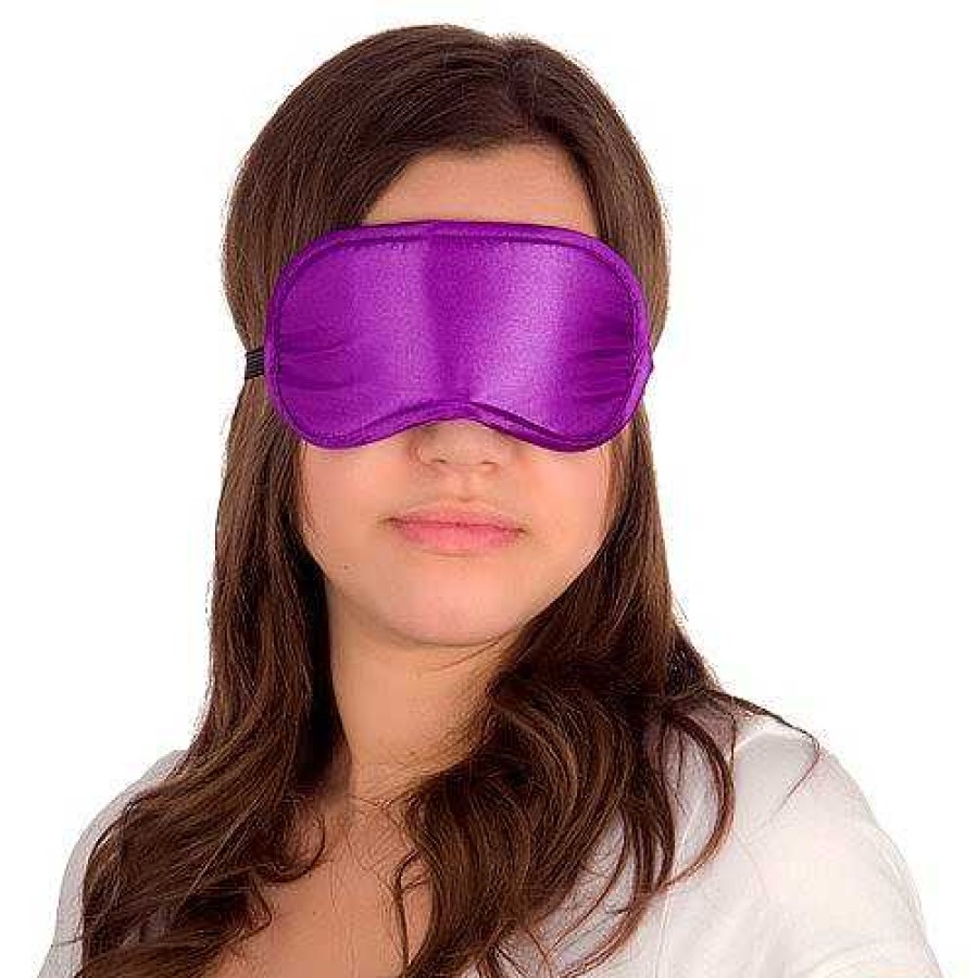 Bondara Bondara Soft Satin Blindfold Mask - Purple Purple (Shade May Vary From Image Shown) Sex Toys For Couples