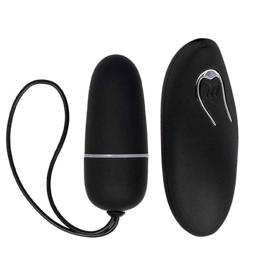 Bondara Bondara Pleasure Hunt 12 Function Remote Control Love Egg Black Love Eggs & Ben Wa Balls