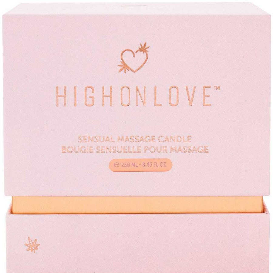 HighOnLove Highonlove Cannabis Sensual Massage Candle - 250Ml Sex Aids For Couples