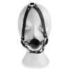 Luxe Bondara Luxe Leather Bondage Ball Gag Head Harness Ball Gags & Mouth Gags